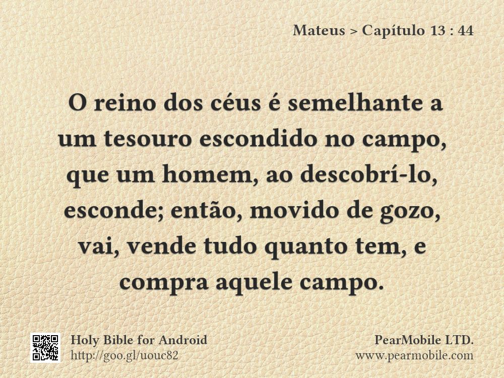 Mateus, Capítulo 13:44